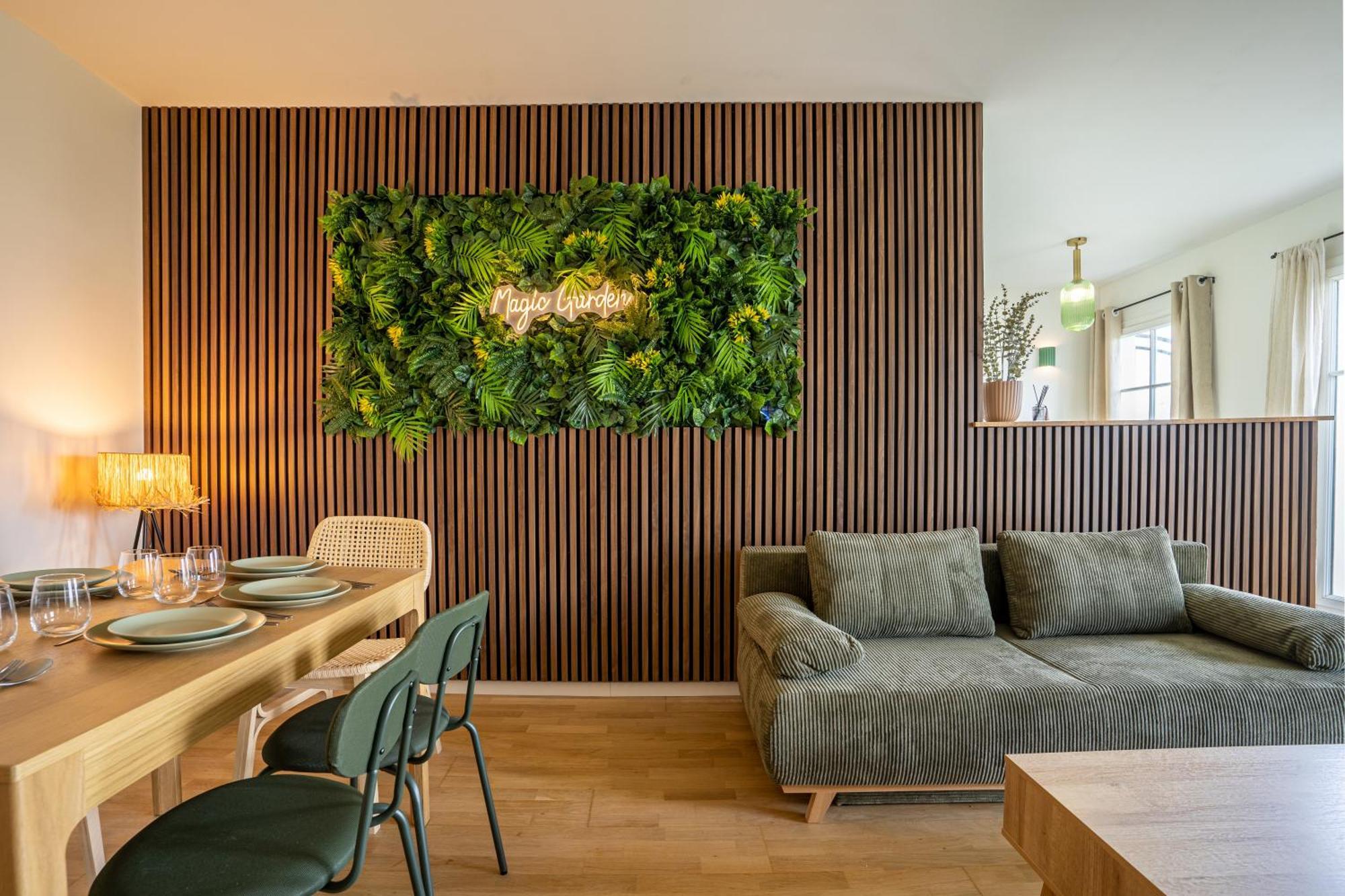 Magic Garden 6 Personnes Parking Prive A 20M Du Rer Apartment Сери Екстериор снимка